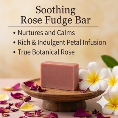 Rose Fudge Bar