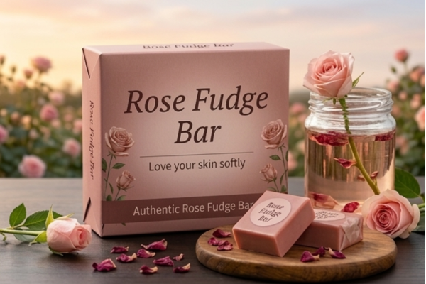 Rose Fudge Bar