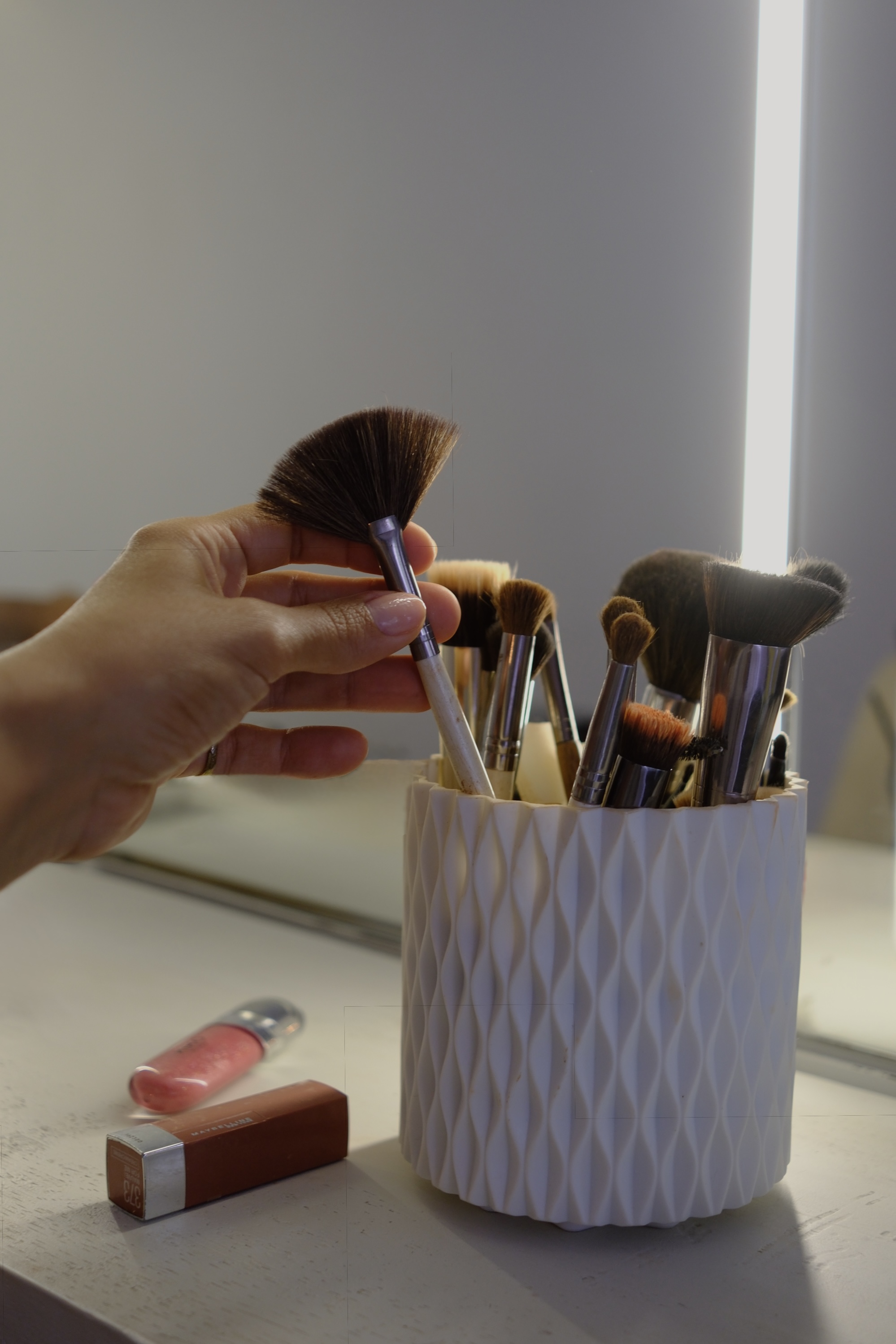 Porta pincéis giratório