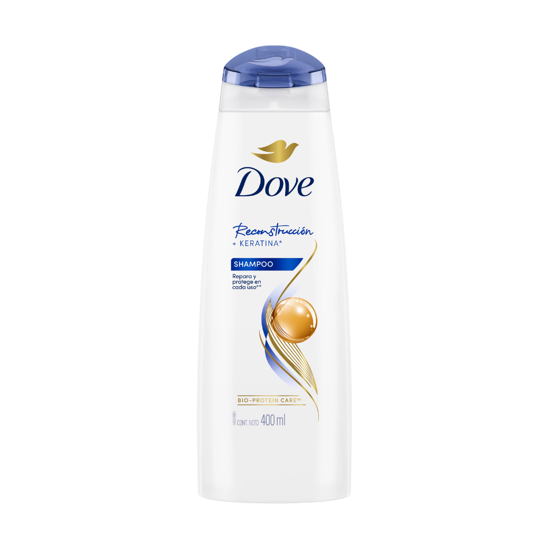 Shampoo Dove Reconstrucción Keratina x 400ml