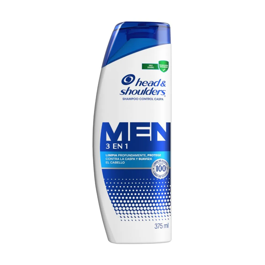Shampoo Head & Shoulders MEN 3 en 1 x 375ml