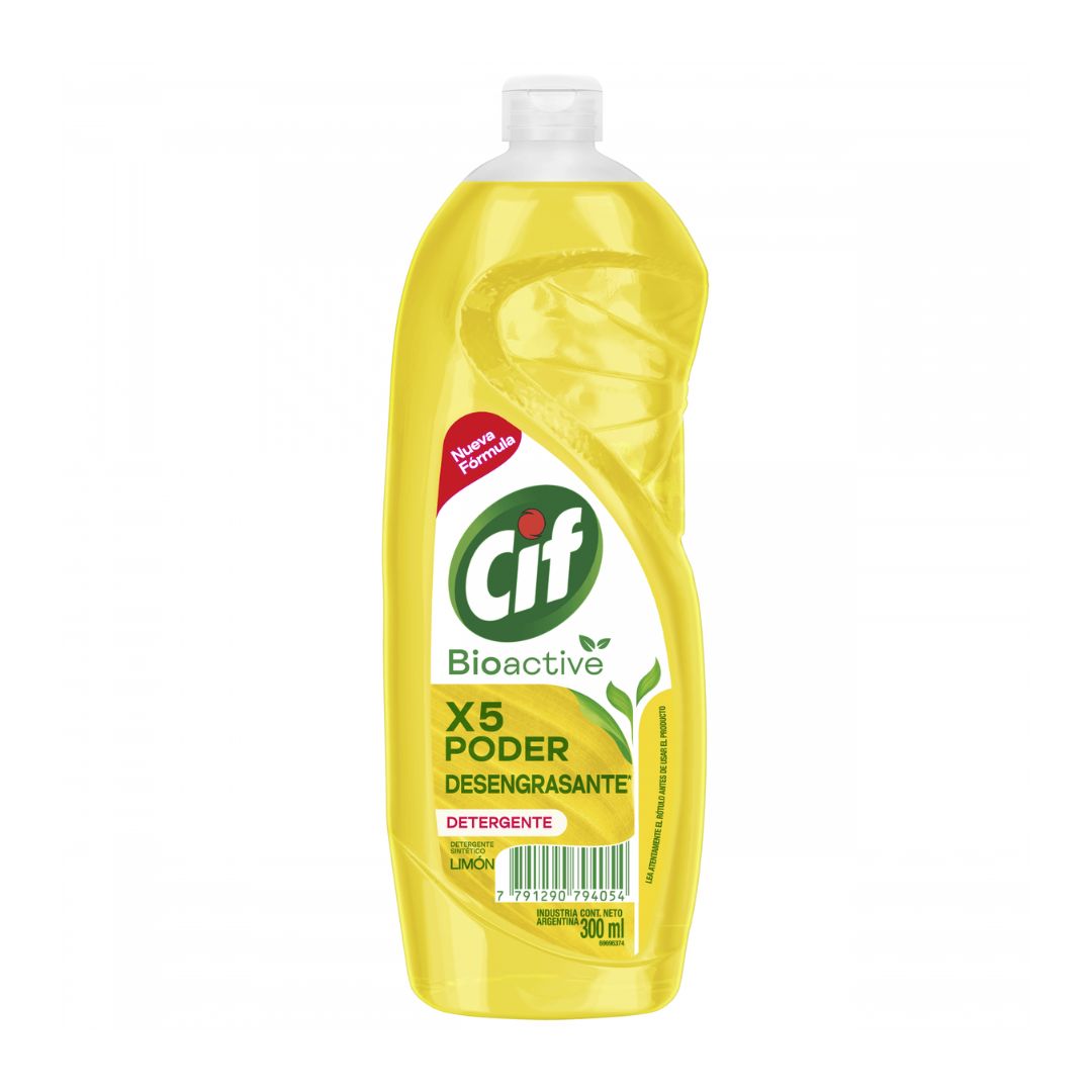 Detergente Cif Bioactive Limón 300ml