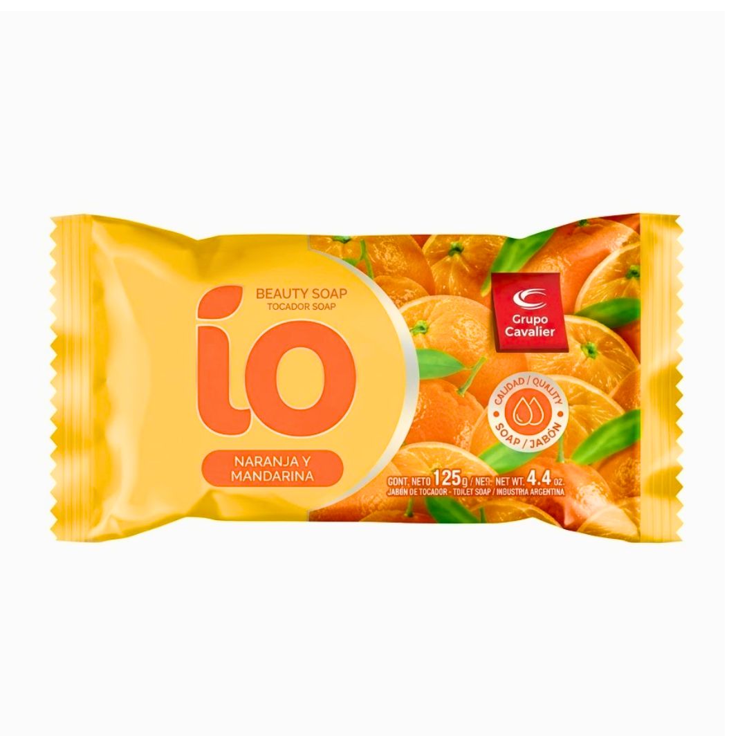 Jabón de Tocador IO Naranja y Mandarina 125g