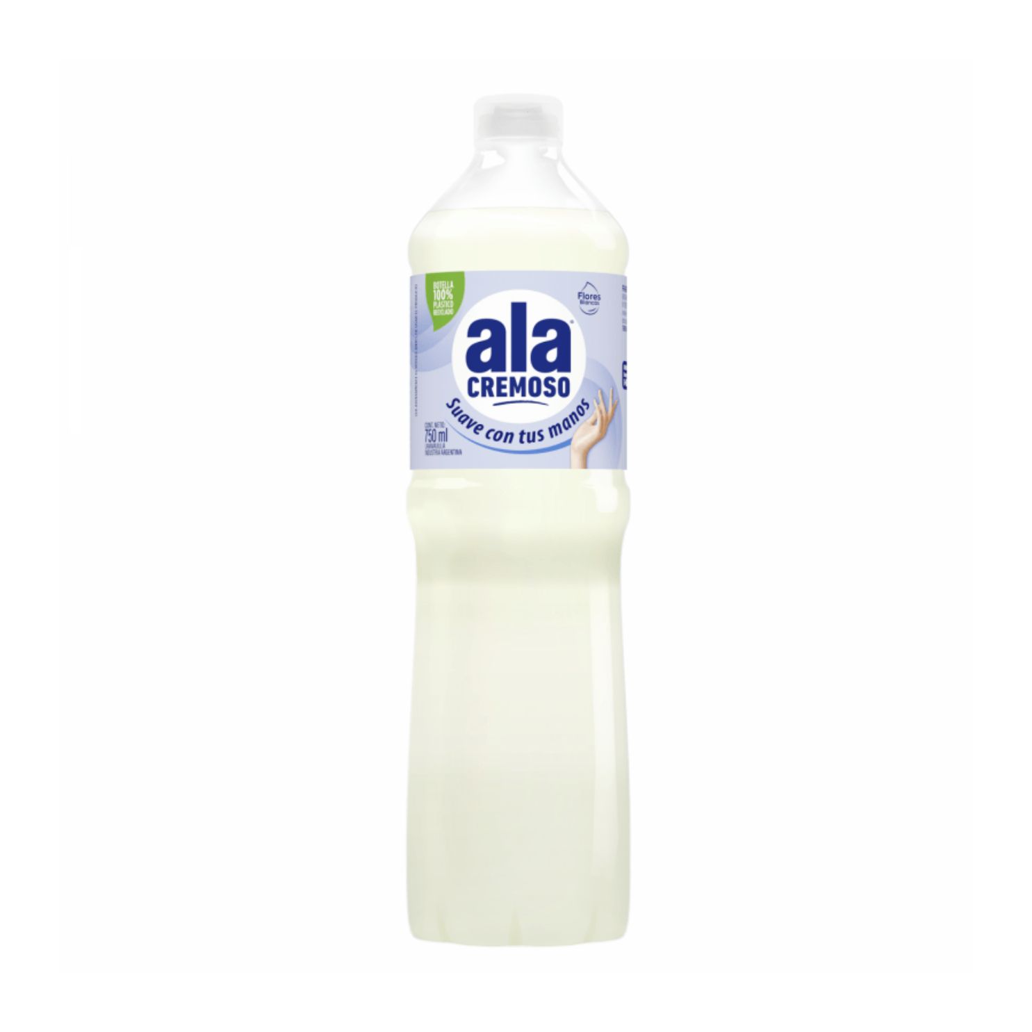 Detergente Ala Cremoso Flores Blancas 750ml