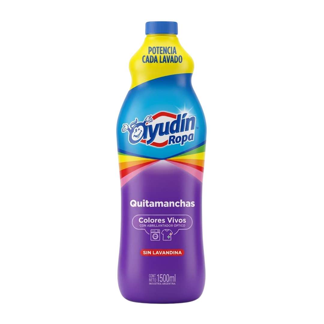 Quitamanchas Ayudin Ropa Colores Vivos Botella 1,5lt