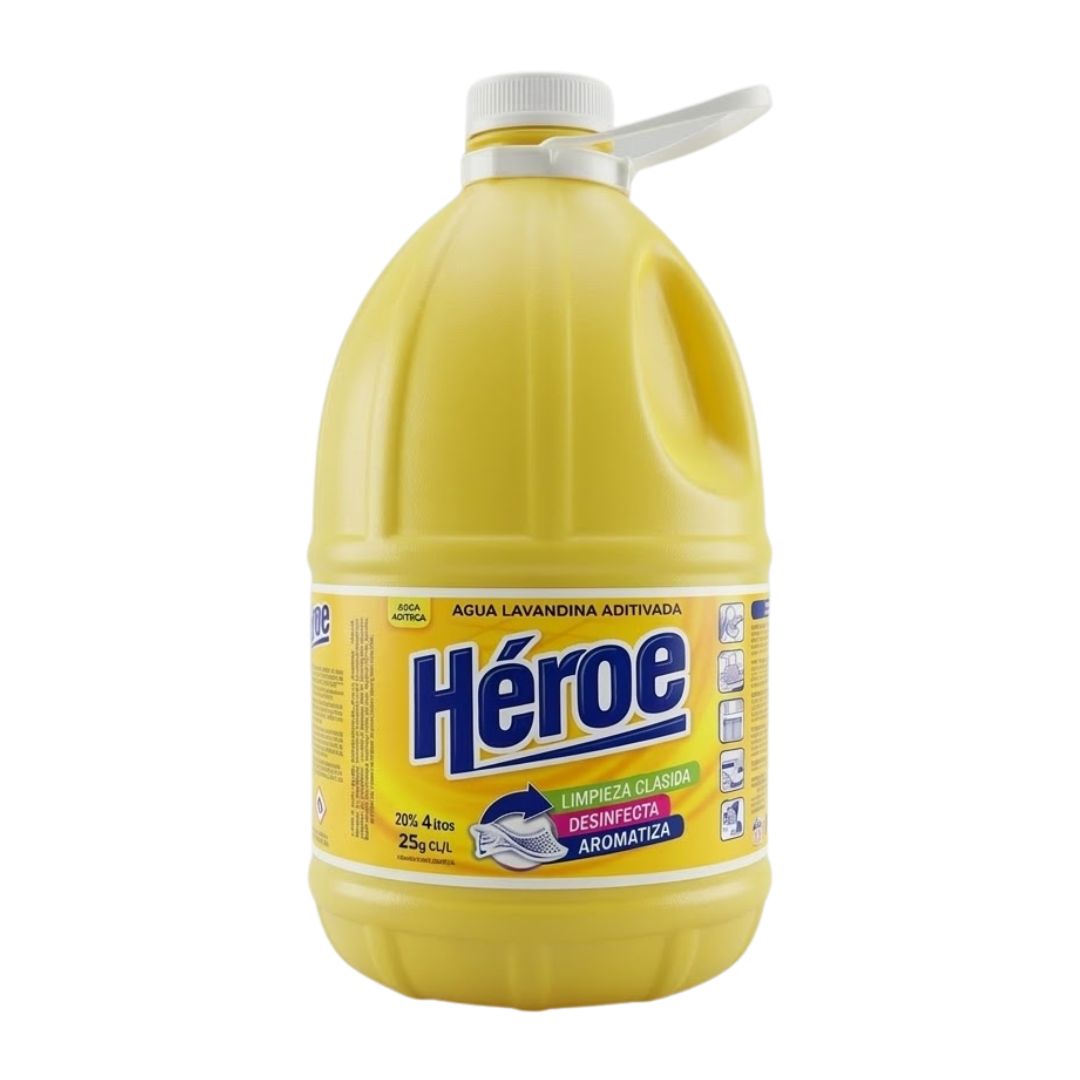 Lavandina Héroe 4L 25g c/l
