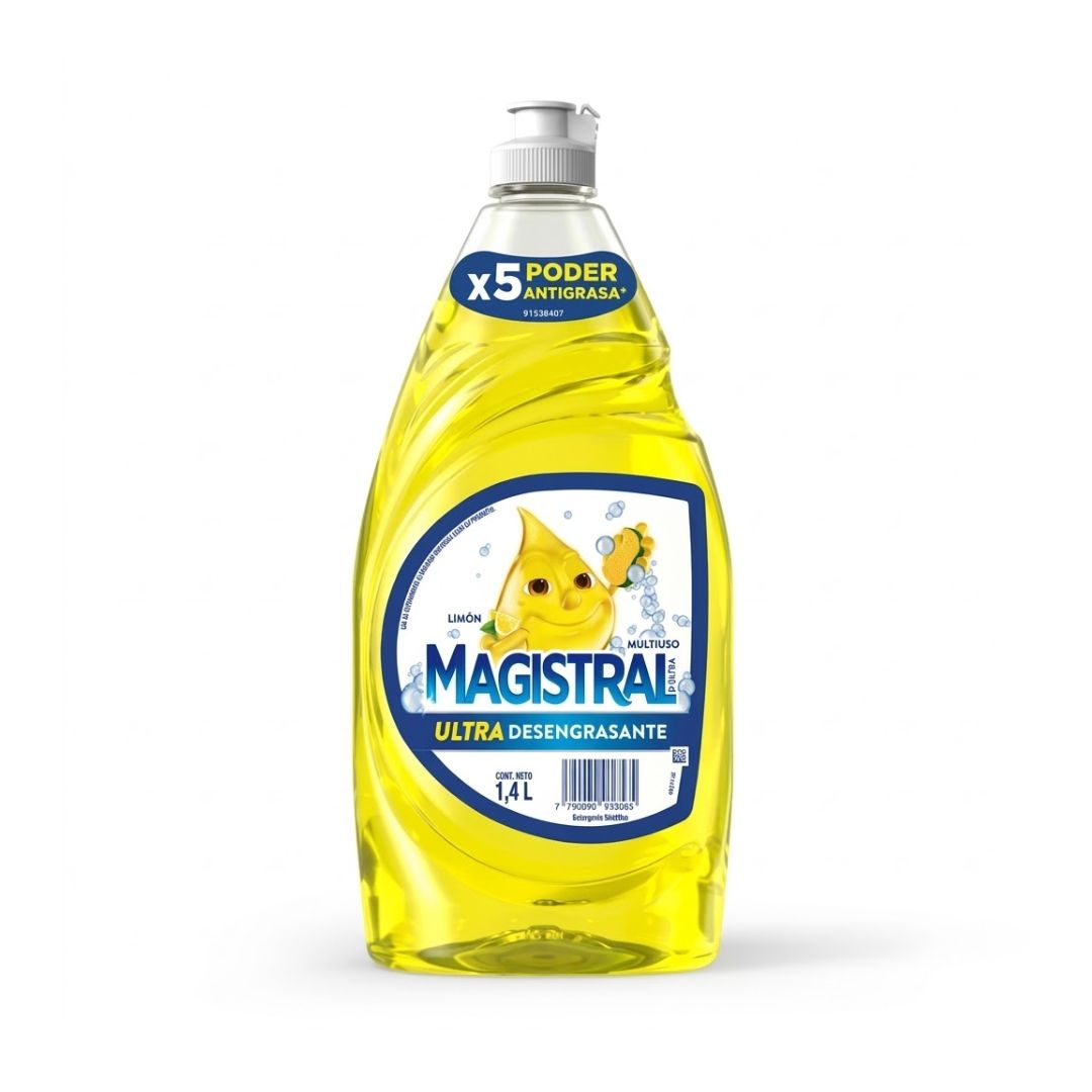 Detergente Magistral Limón 1.4 Litros