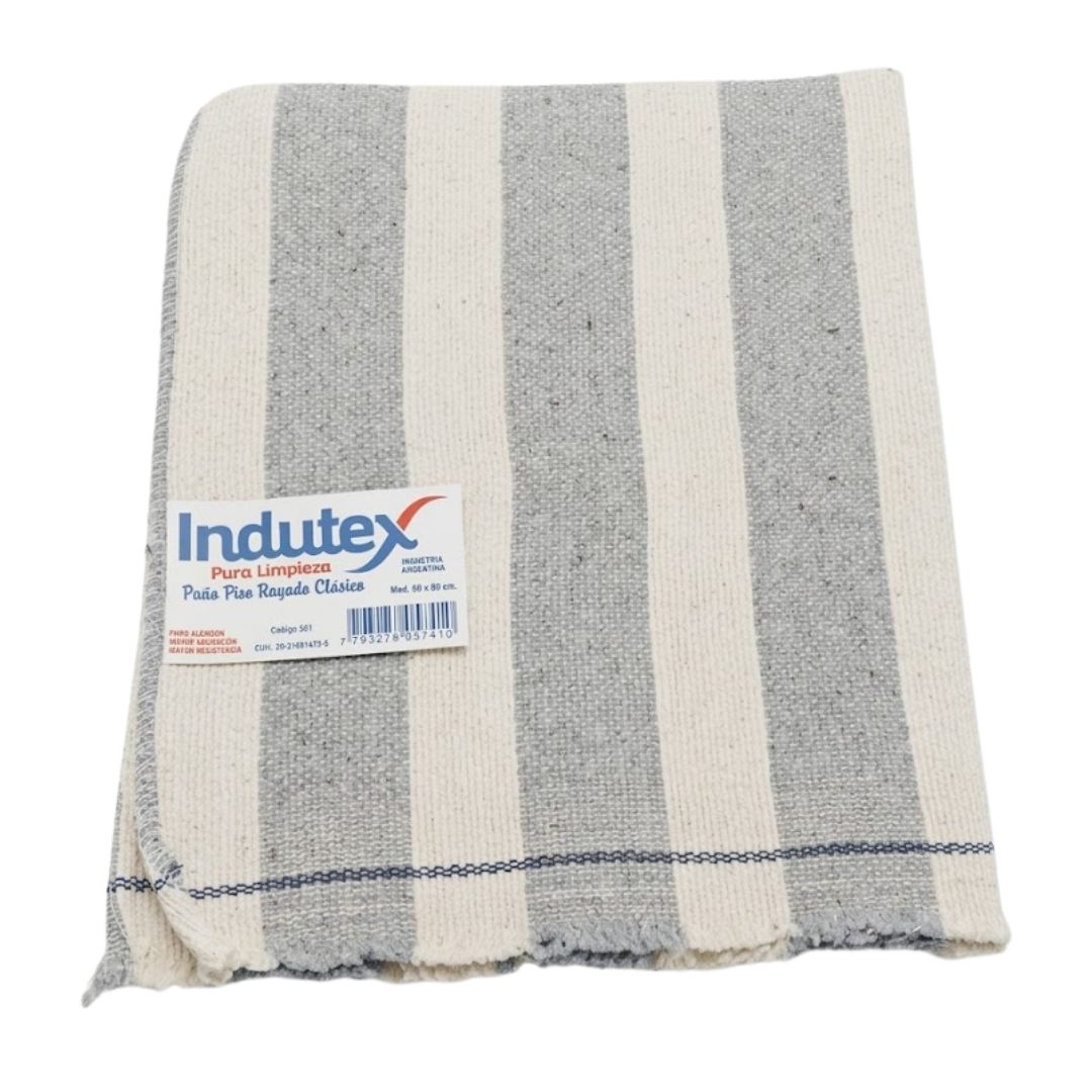 Trapo de Piso Indutex Rayado Clásico 50x60