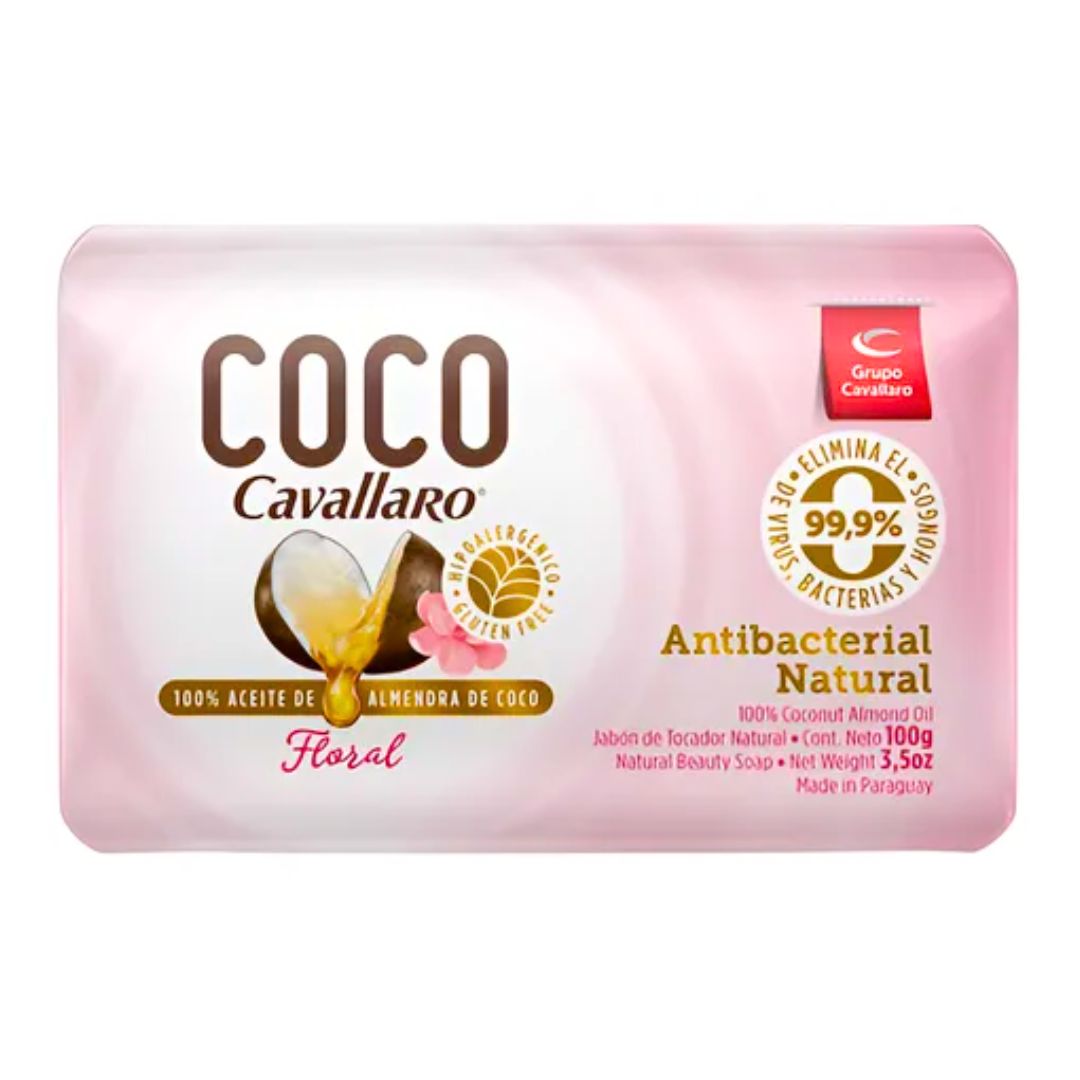 Jabón Tocador Cavallaro Floral 100g