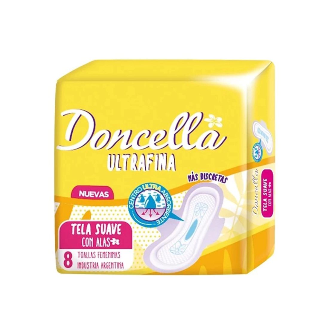 Doncella Toallas Femeninas UltraFina - 8 unidades