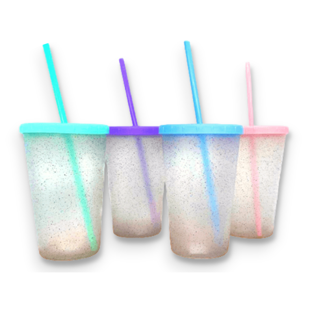Vaso Sorbete Glitter - 500ml