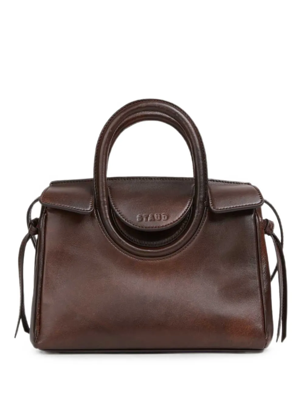 Classic Brown Leather Handbag
