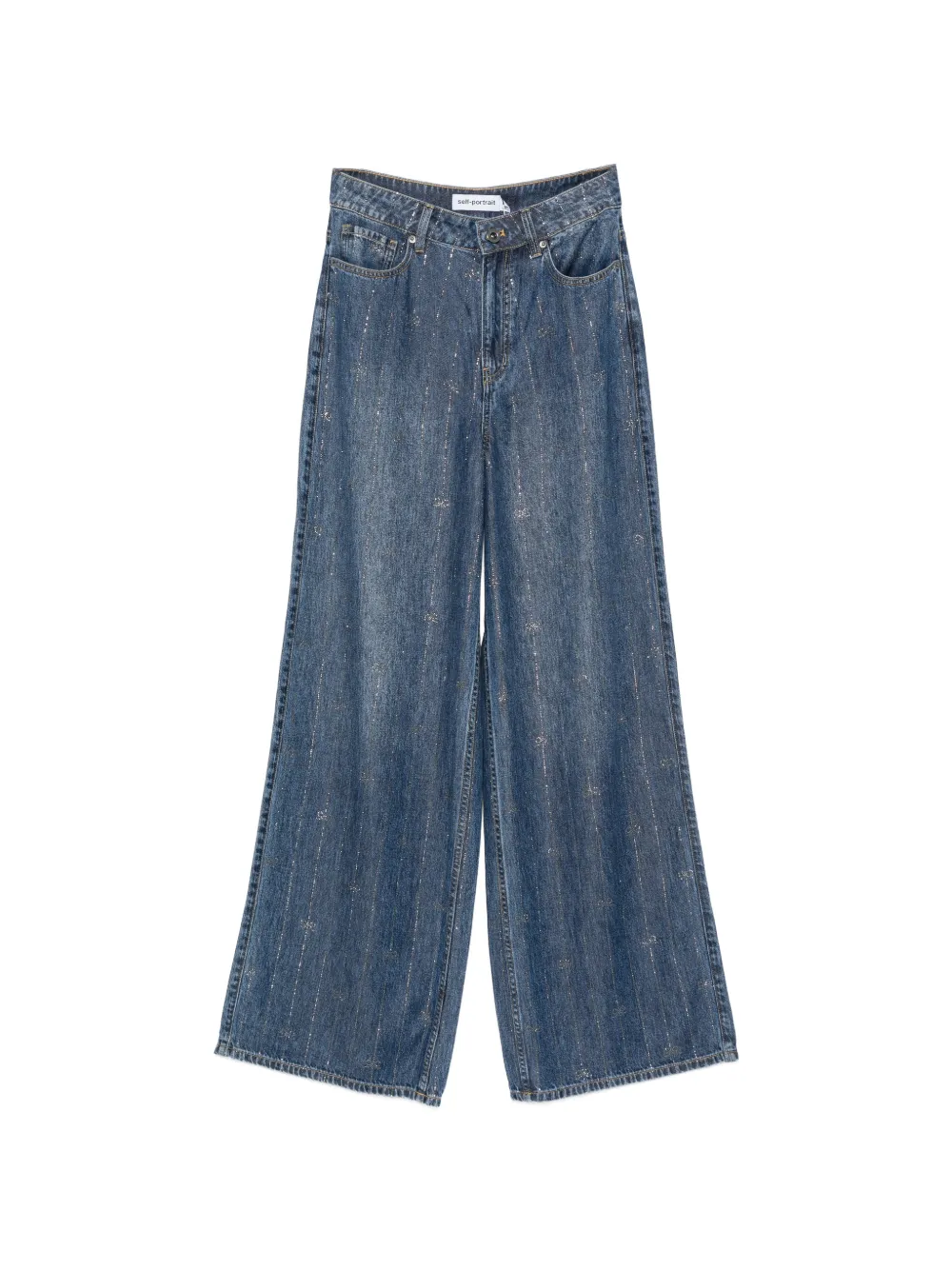 Wide Leg Denim Jeans