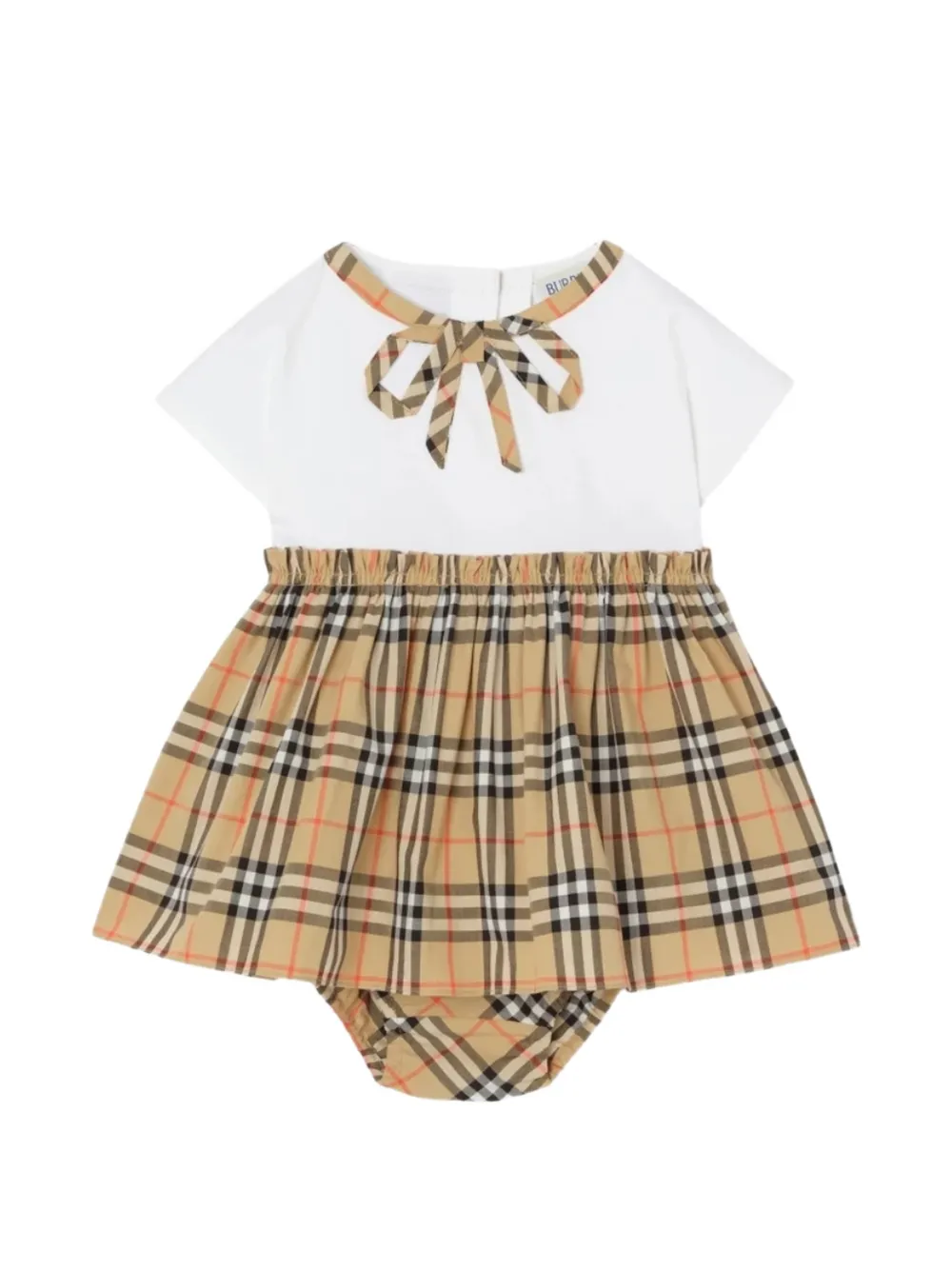 Plaid Baby Dress Set