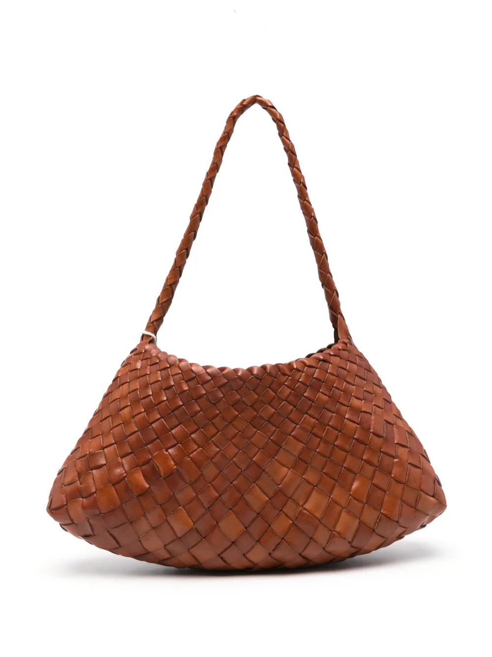 Woven Leather Shoulder Bag