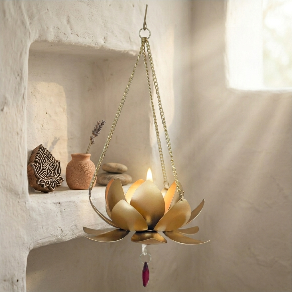 Lotus Tealight Hanging