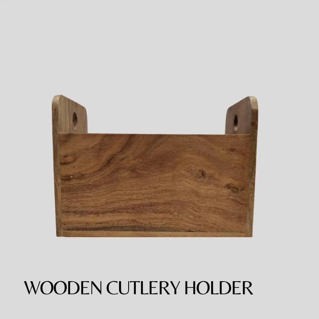 Wooden Cutlery Holder