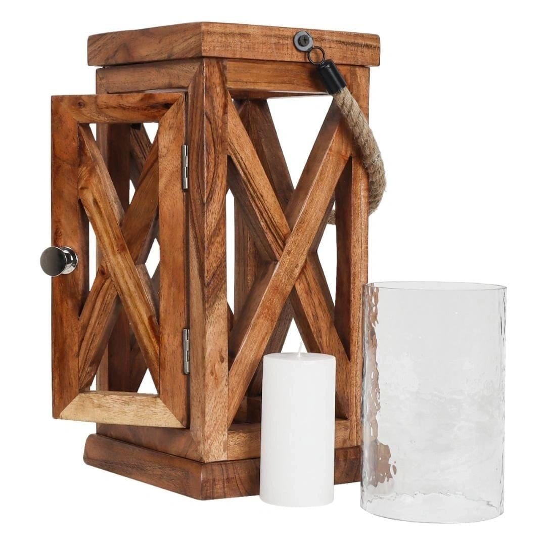 Rustic Wooden Lantern