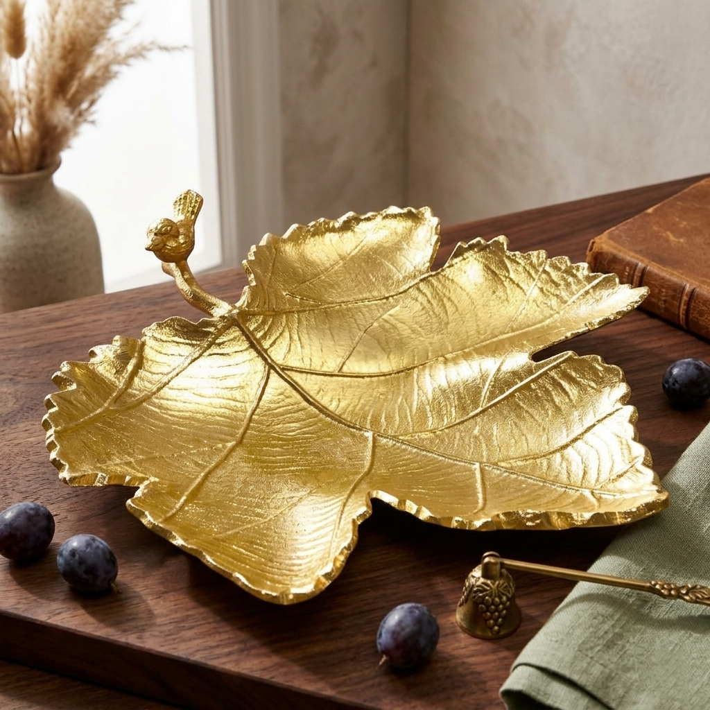 Gold Leaf Platter