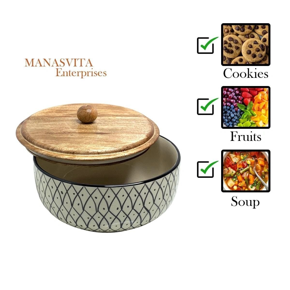 Ceramic Storage Bowl