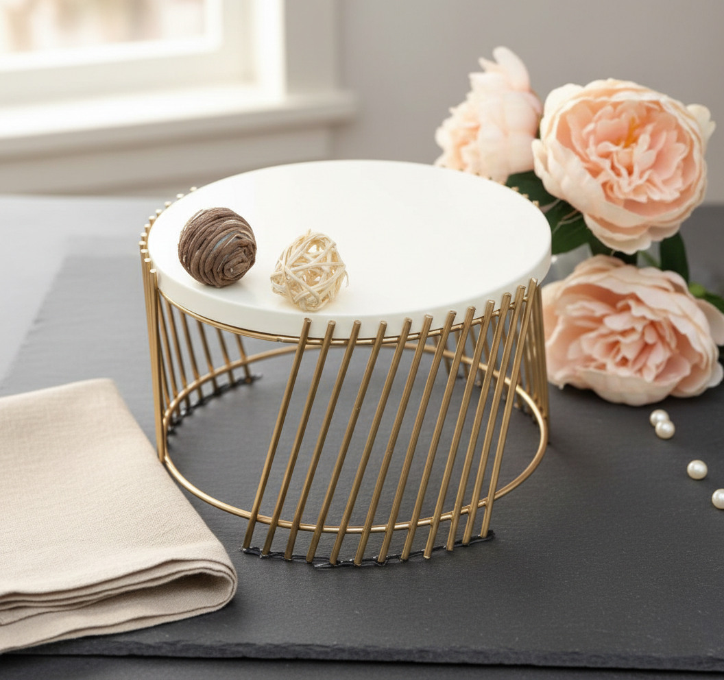 Metallic cake Stand