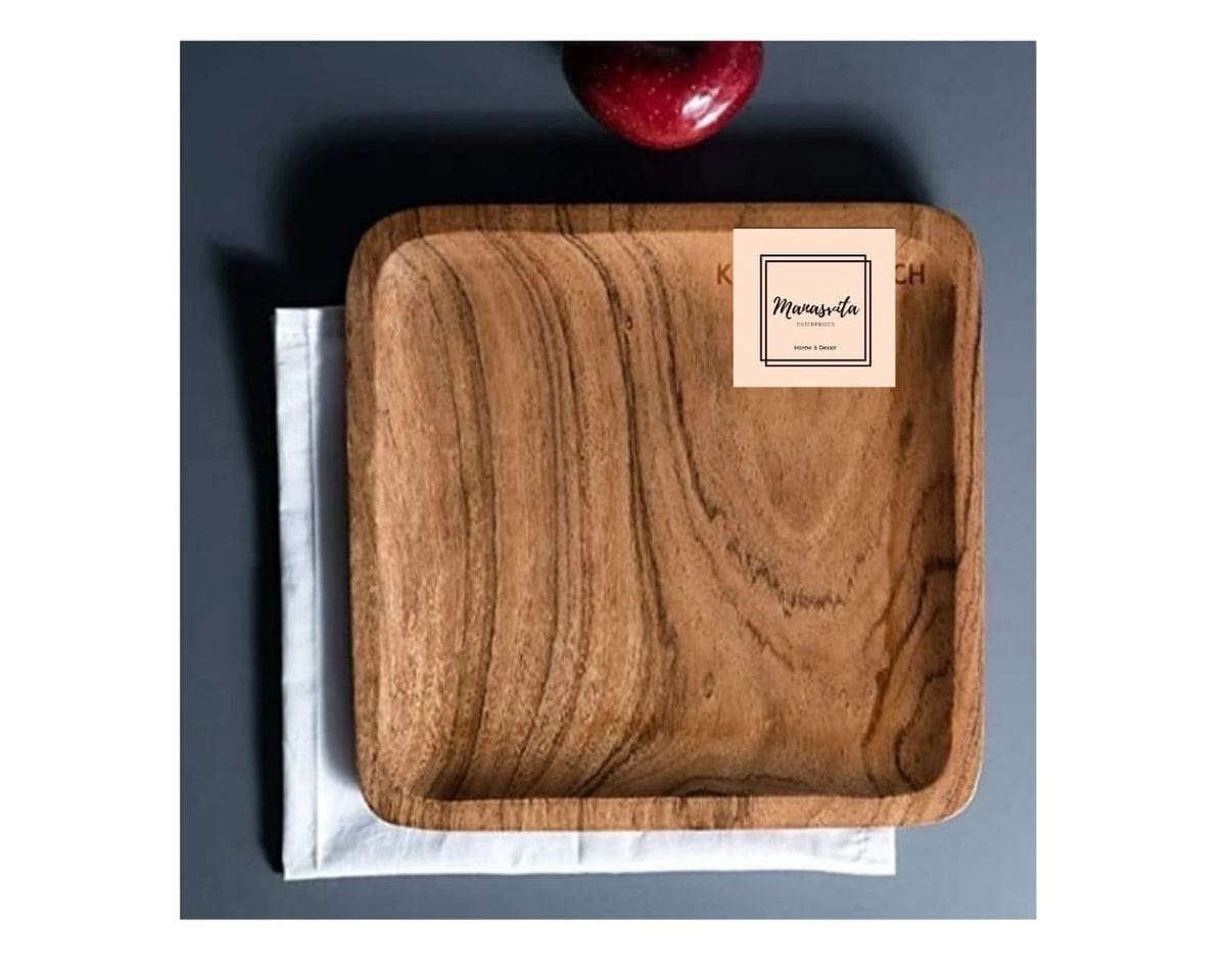 Square Wooden Serving platter