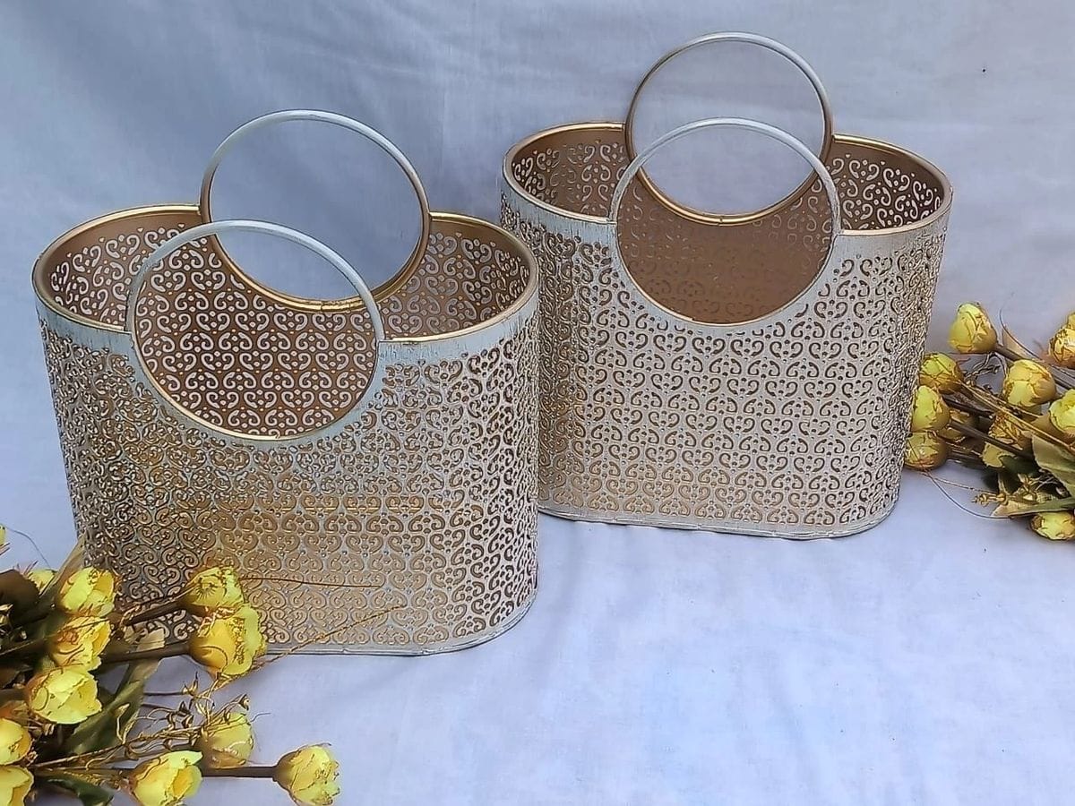 Decorative Metal Storage Baskets