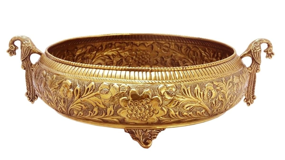 Antique Brass Urli Bowl