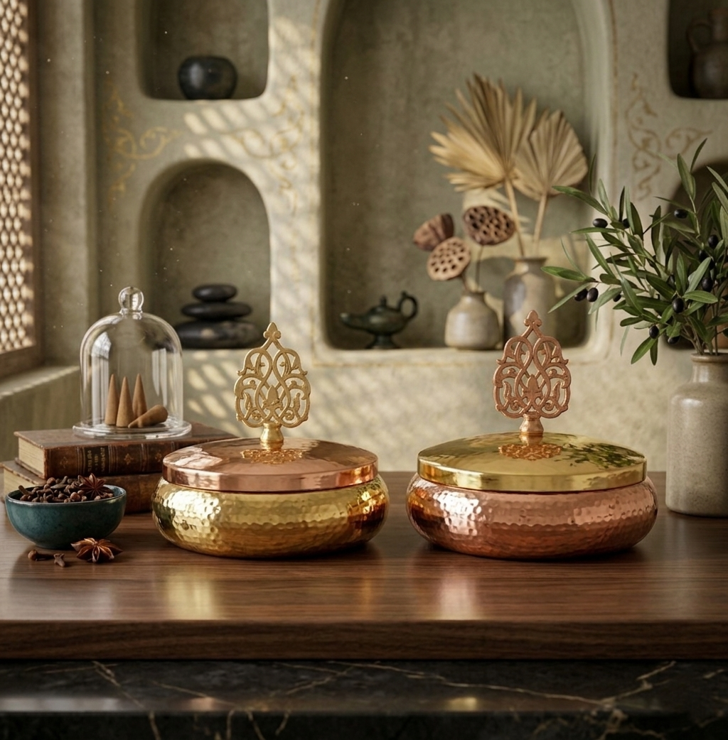Decorative Metal Storage Containers