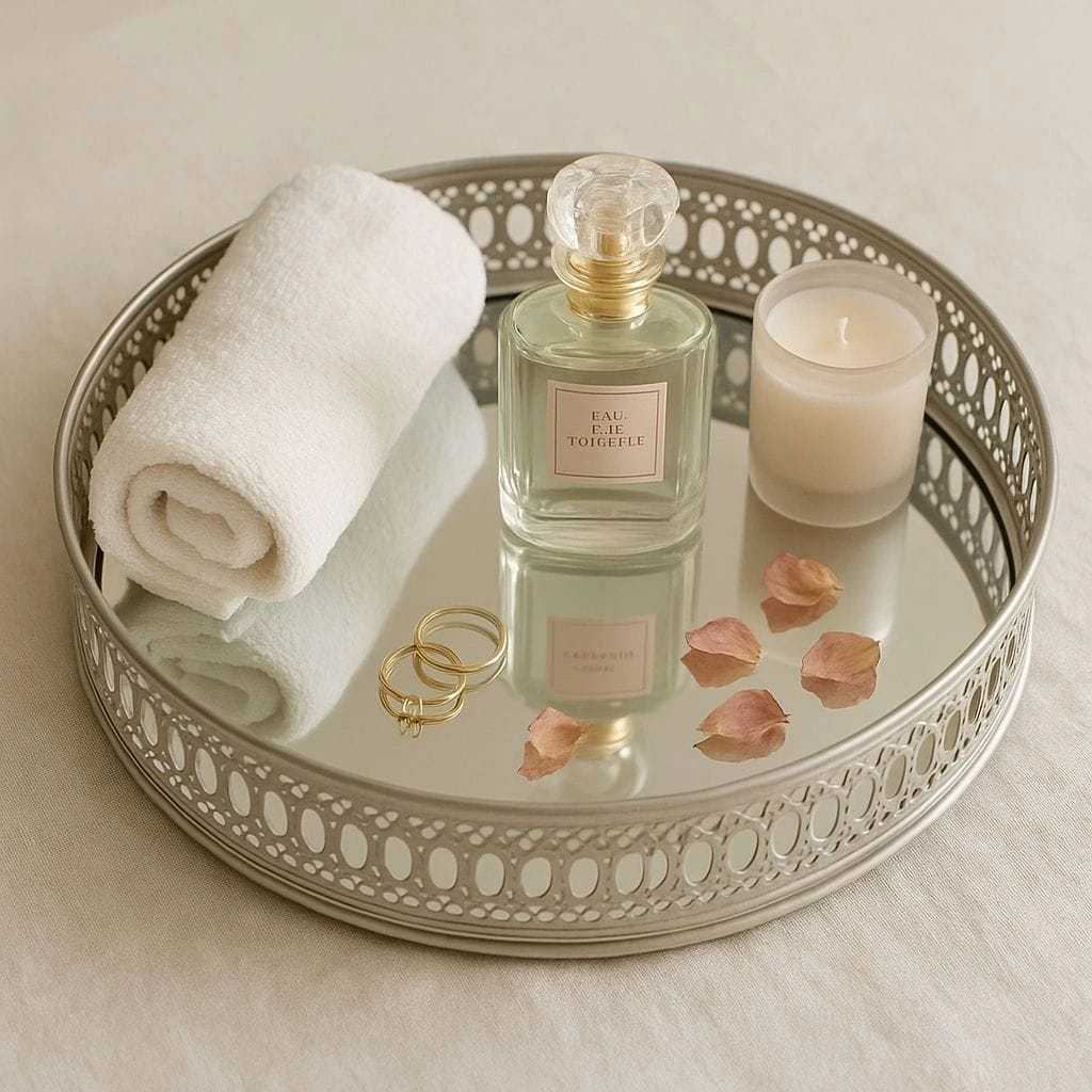 Metal Mirror Tray