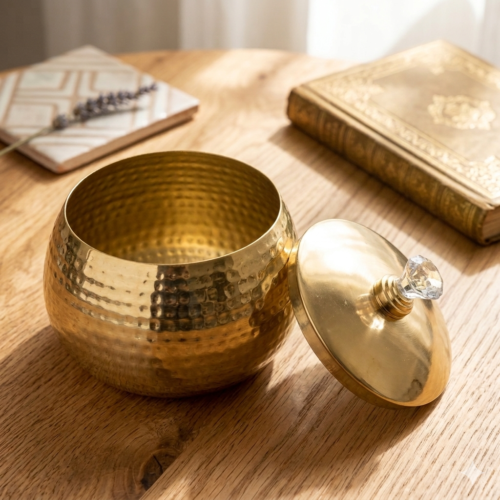 Brass Storage Jar