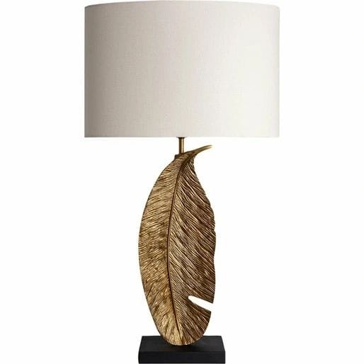 Golden Leaf Table Lamp