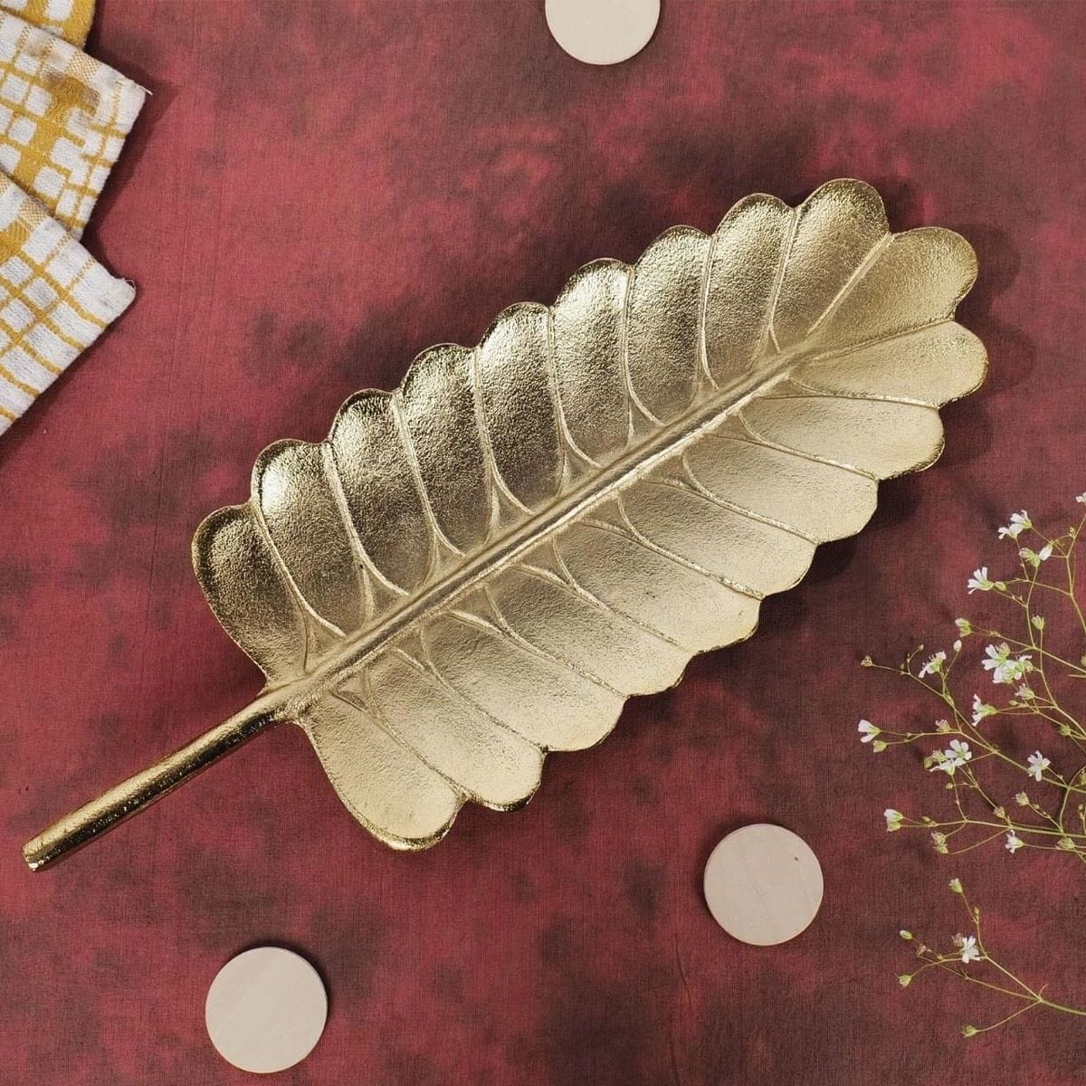 Gold Leaf Platter