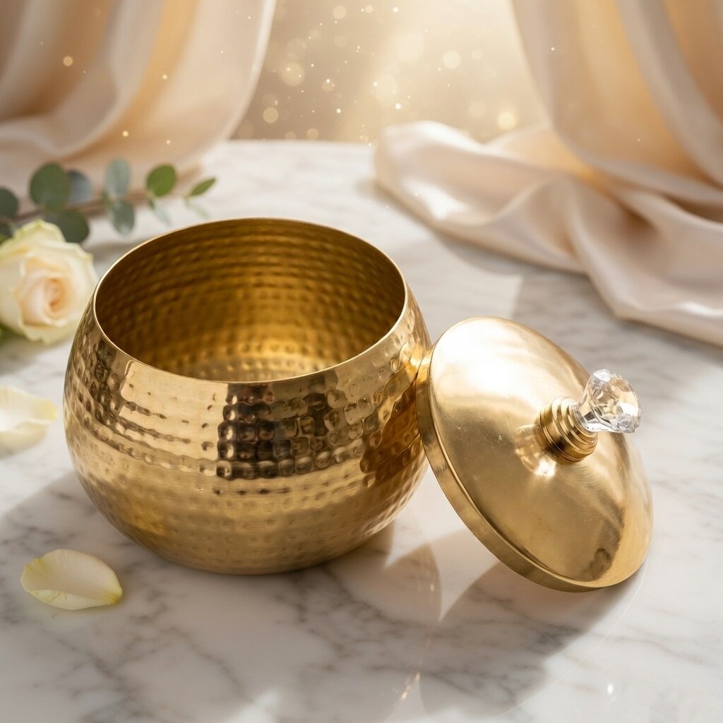 Brass Storage Jar
