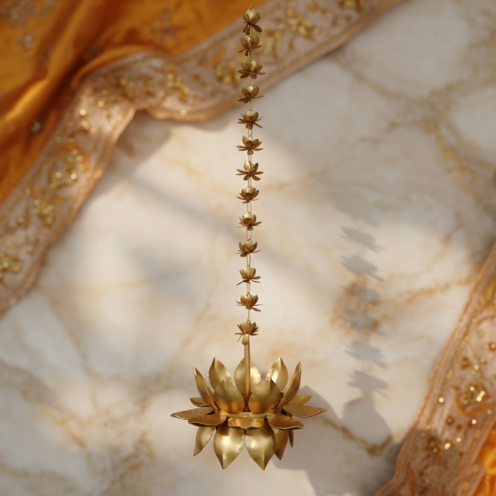 Golden Lotus Hanging