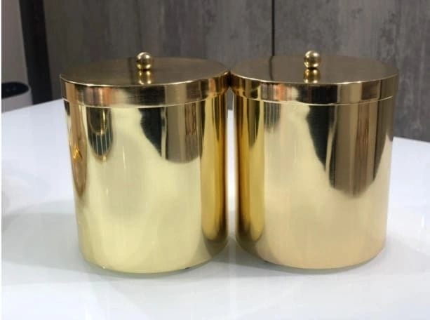Gold-Plated Storage Containers