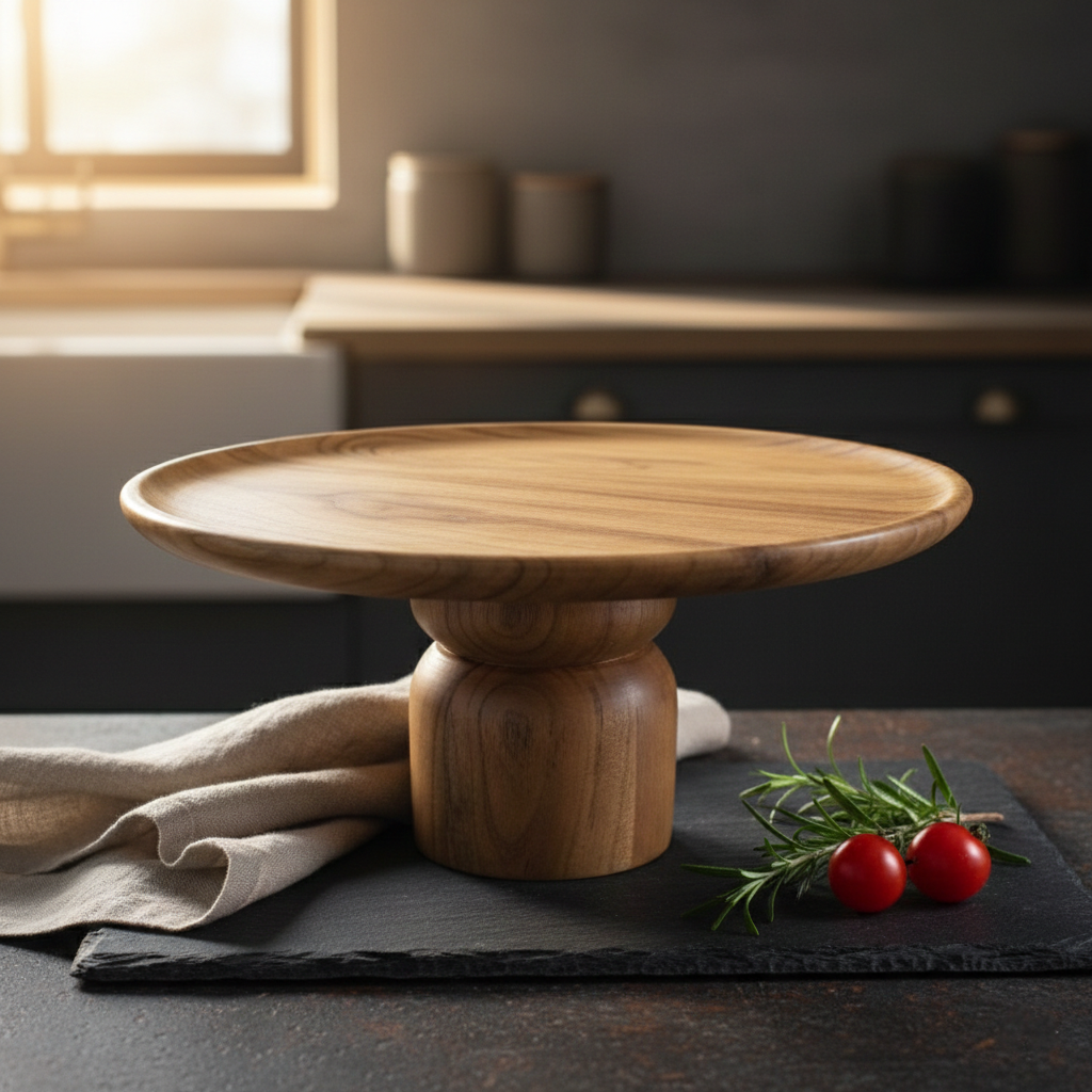 Wooden Cake Stand