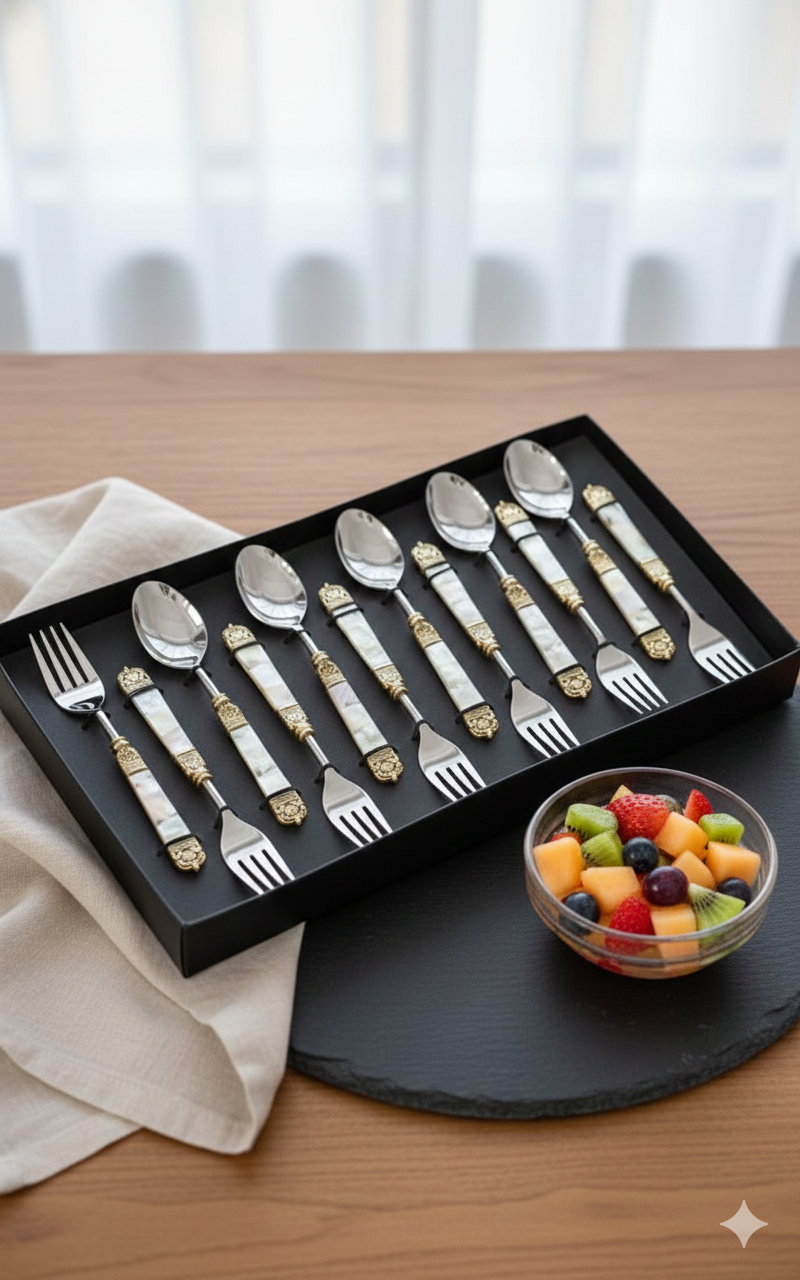 Elegant Spoon and Fork Cutlery Set