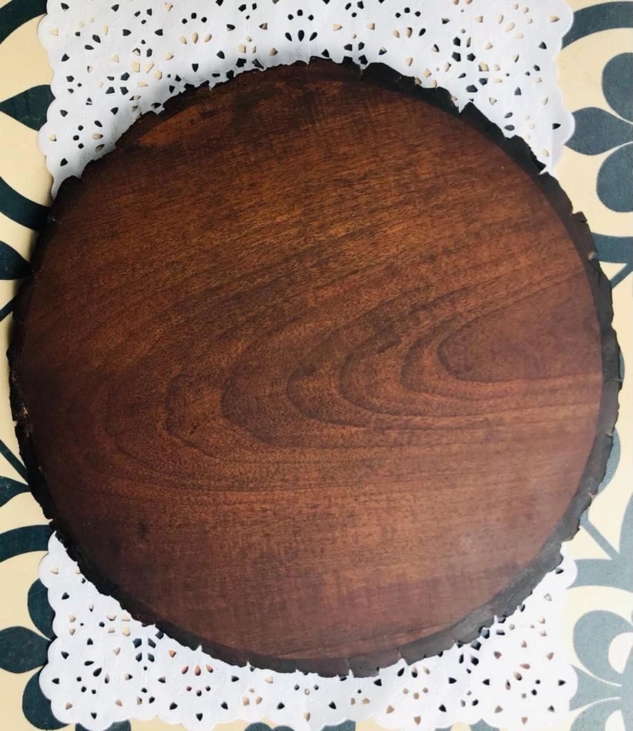 Wooden Bark Platter