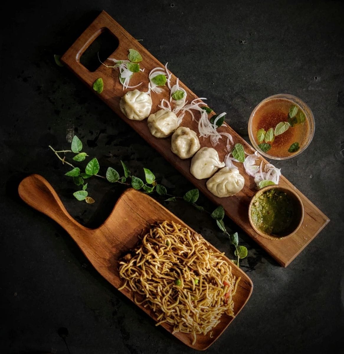Premium Wooden Serving Platters With Bowl