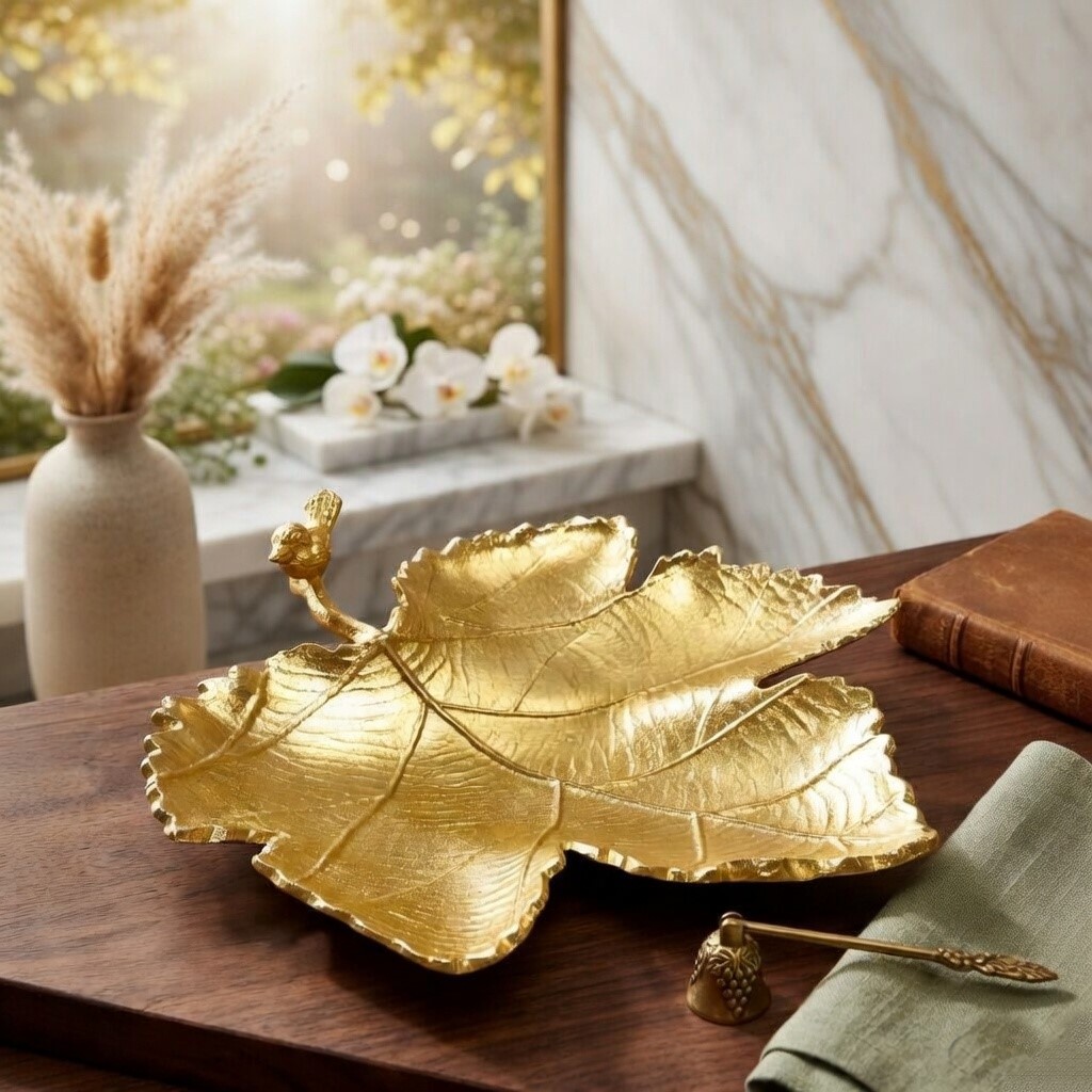 Gold Leaf Platter