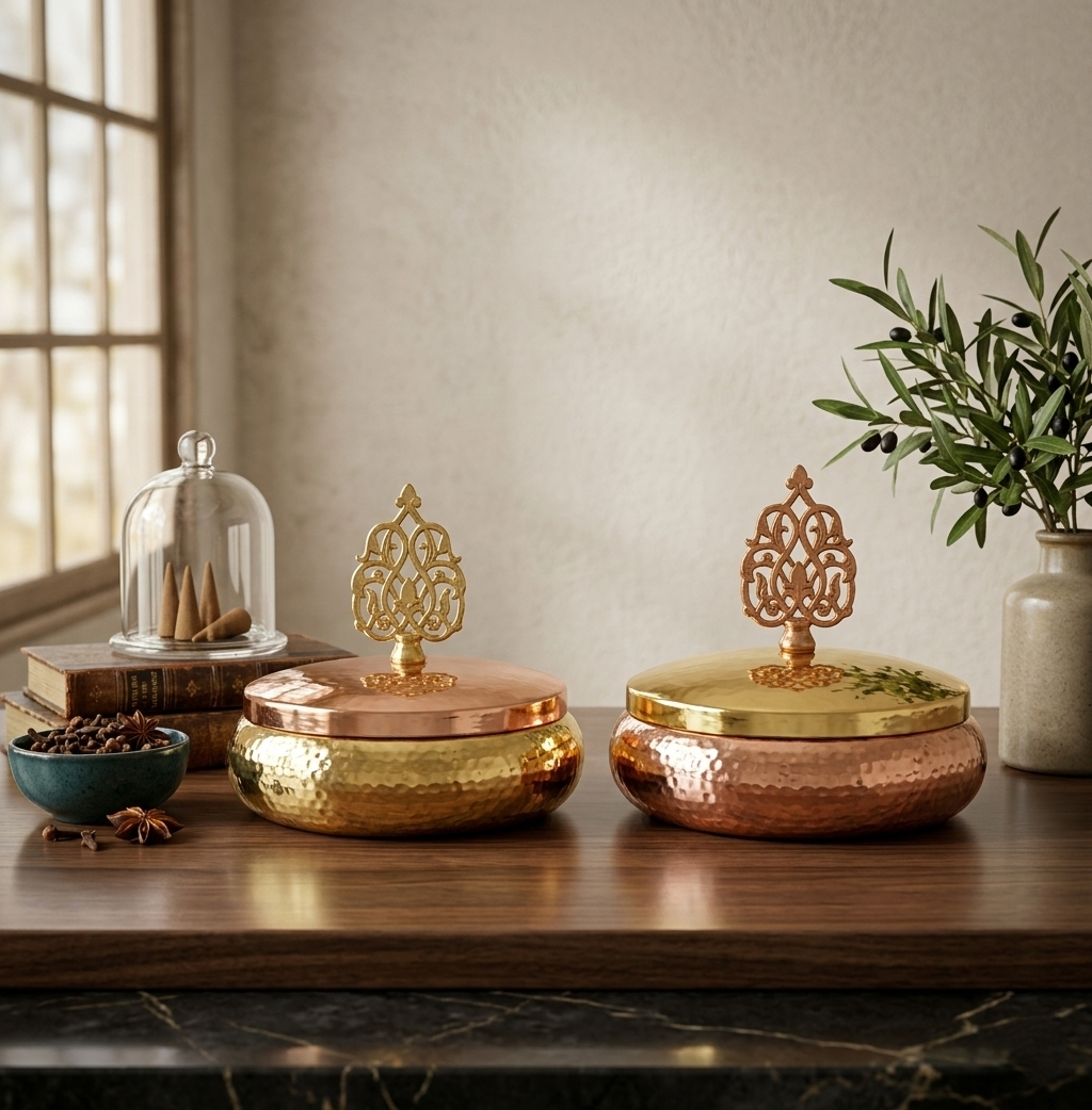 Decorative Metal Storage Containers