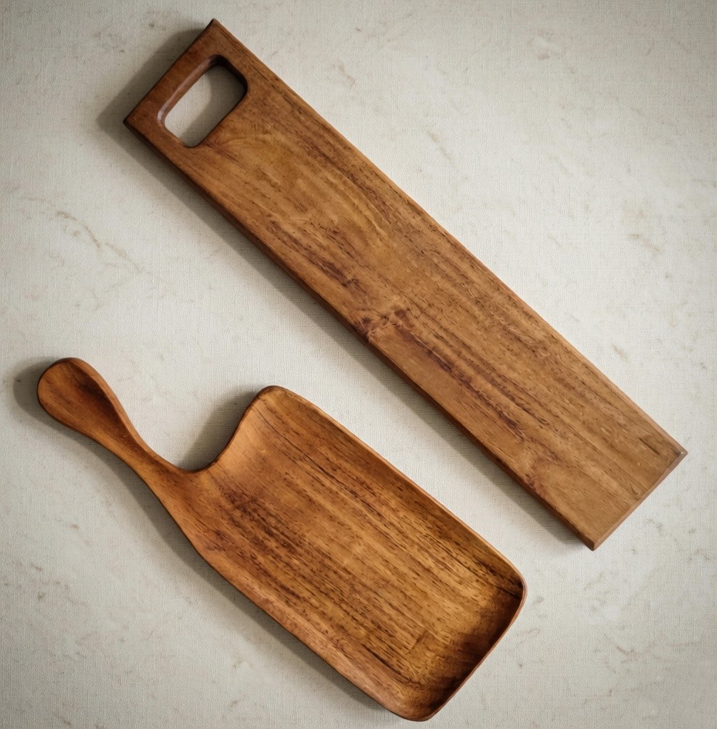 Premium Wooden Serving Platters With Bowl
