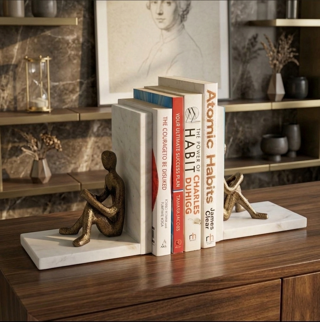 Sculpted Bookends