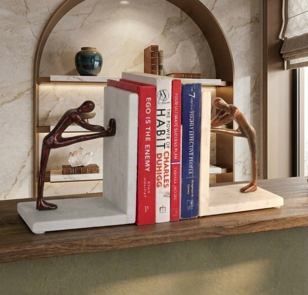 Modern Artistic Bookends
