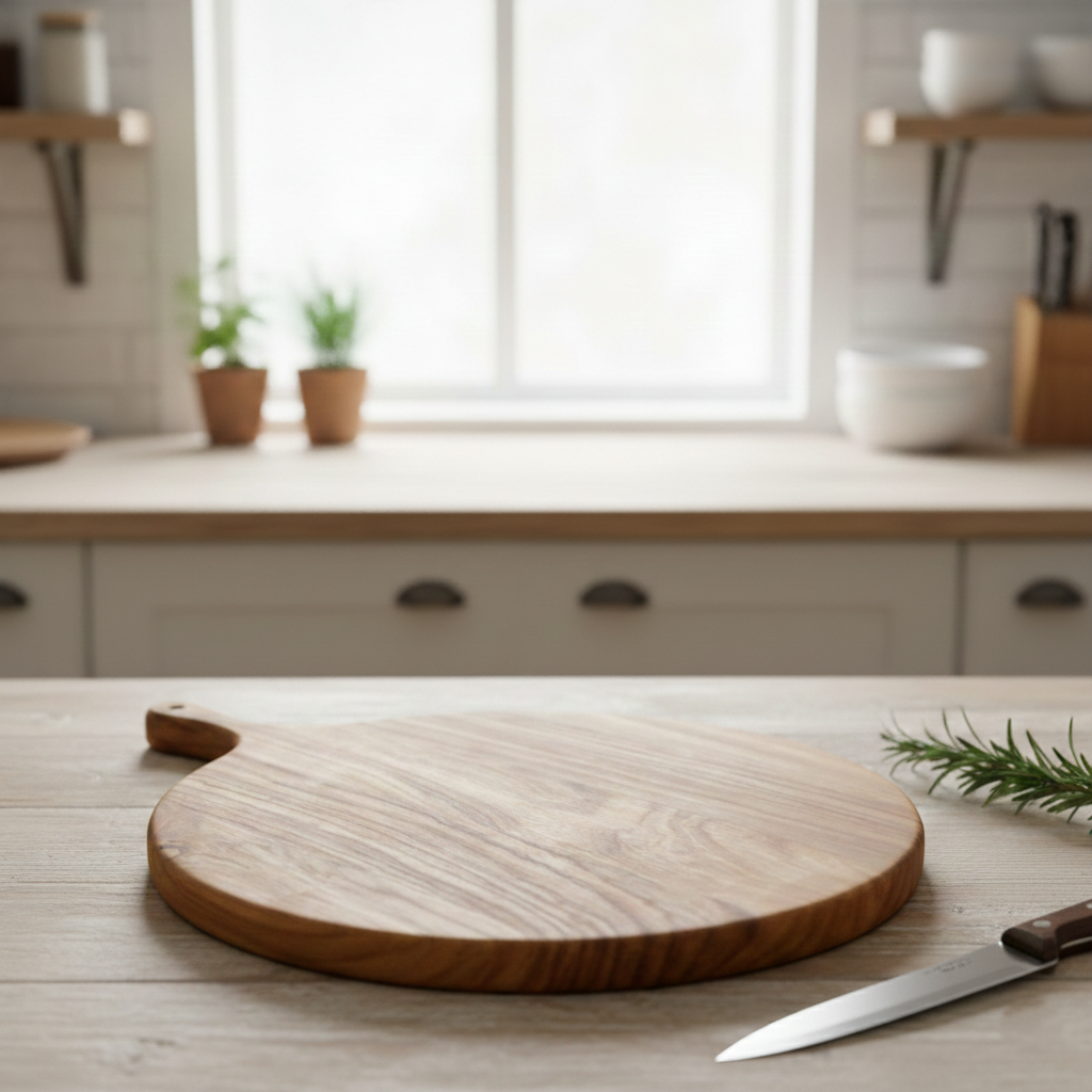 Round Wooden Chopping Board