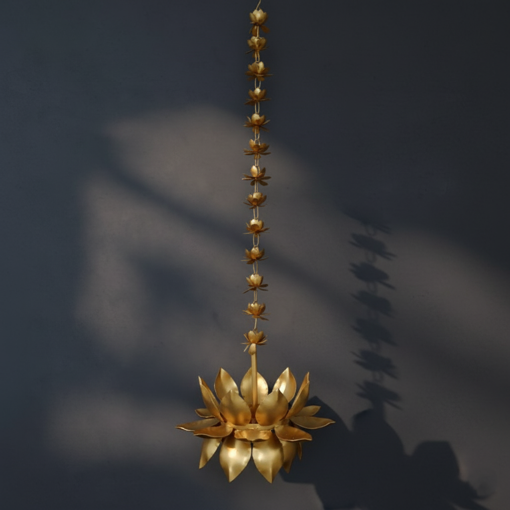 Golden Lotus Hanging