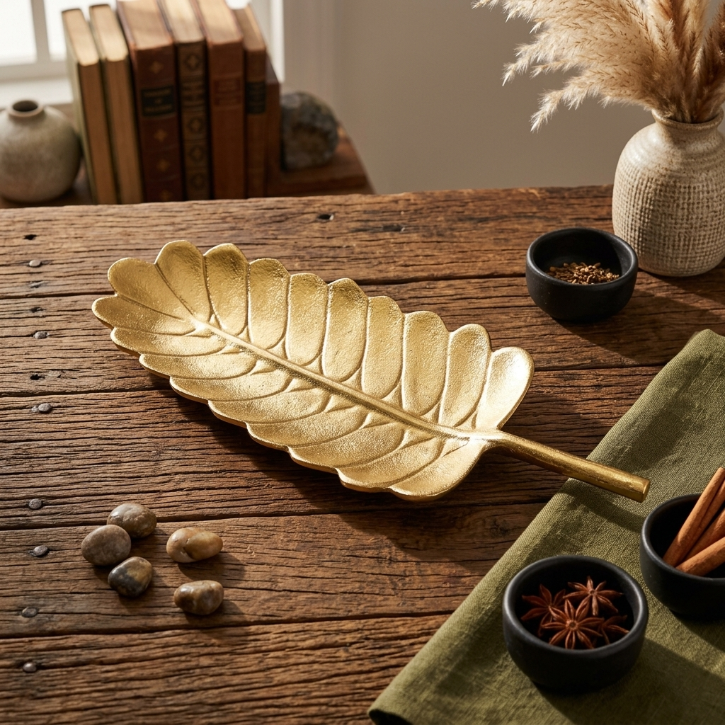 Gold Leaf Platter
