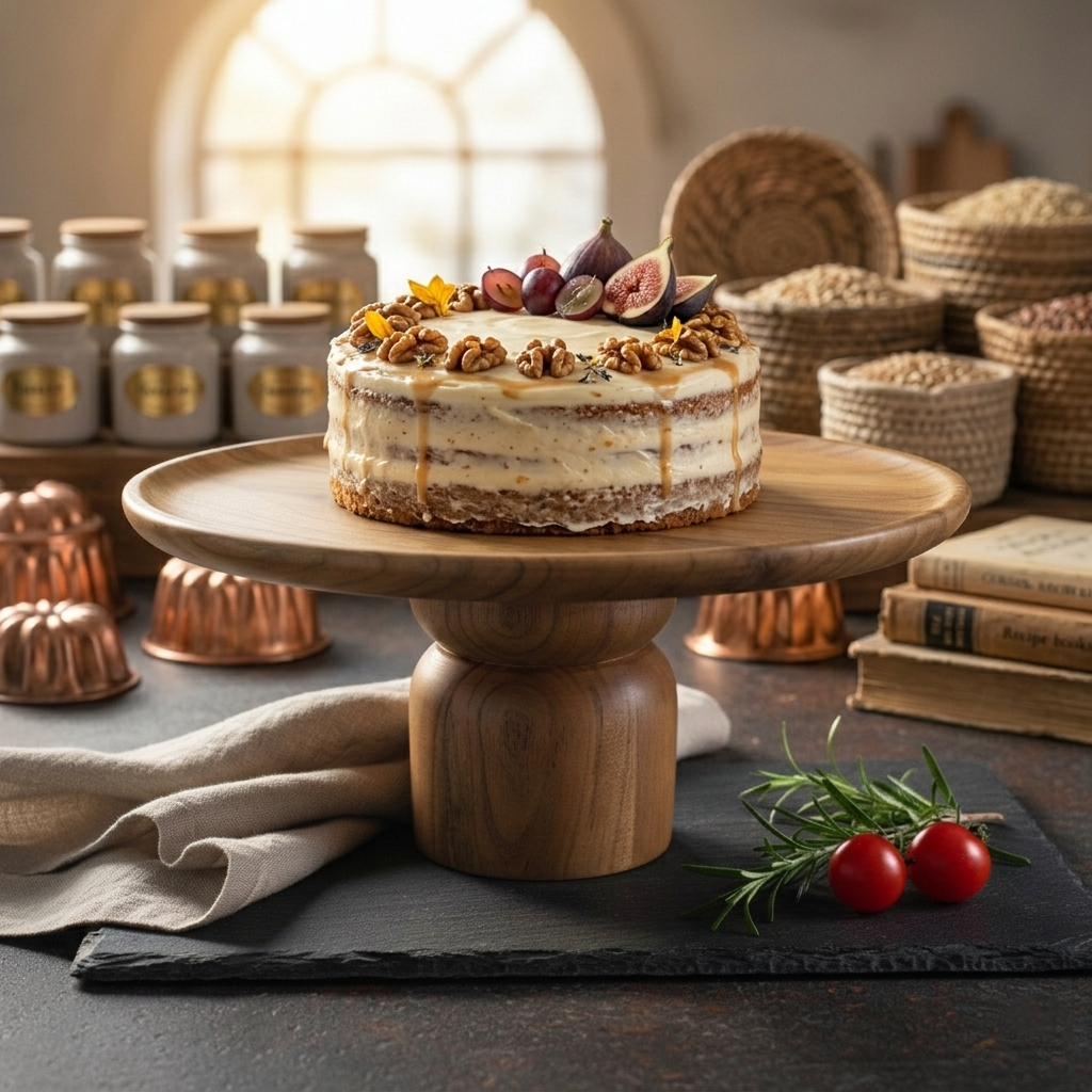Wooden Cake Stand