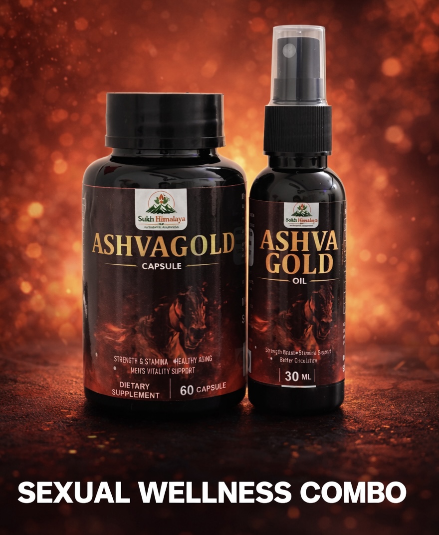 Sukh HImalaya Ashvagold Sexual Wellness Combo
